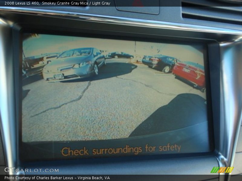 Smokey Granite Gray Mica / Light Gray 2008 Lexus LS 460