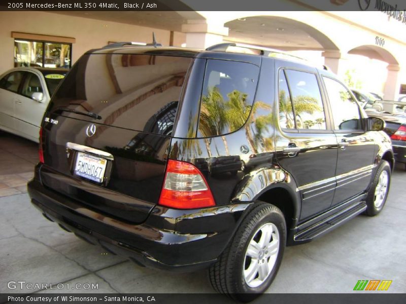 Black / Ash 2005 Mercedes-Benz ML 350 4Matic