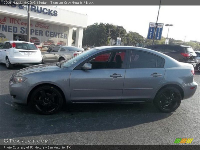 Titanium Gray Metallic / Black 2006 Mazda MAZDA3 i Sedan
