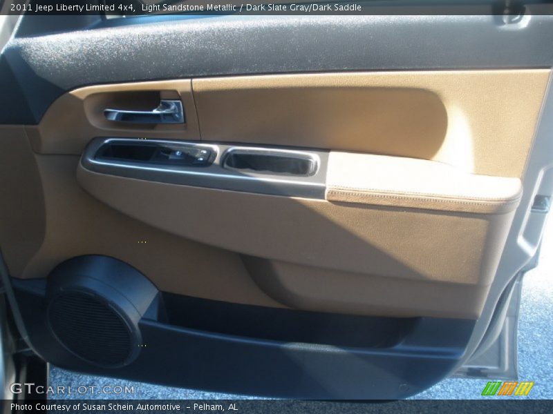 Light Sandstone Metallic / Dark Slate Gray/Dark Saddle 2011 Jeep Liberty Limited 4x4