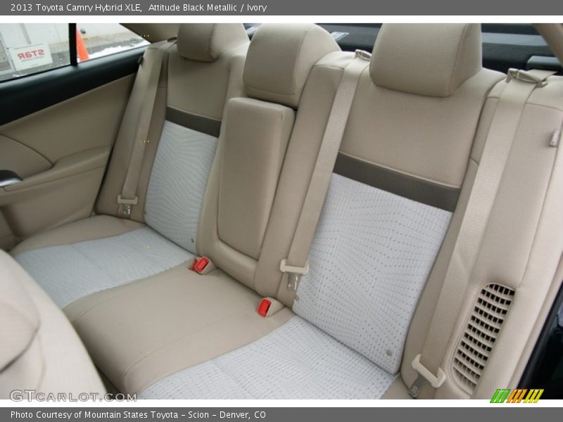 Attitude Black Metallic / Ivory 2013 Toyota Camry Hybrid XLE