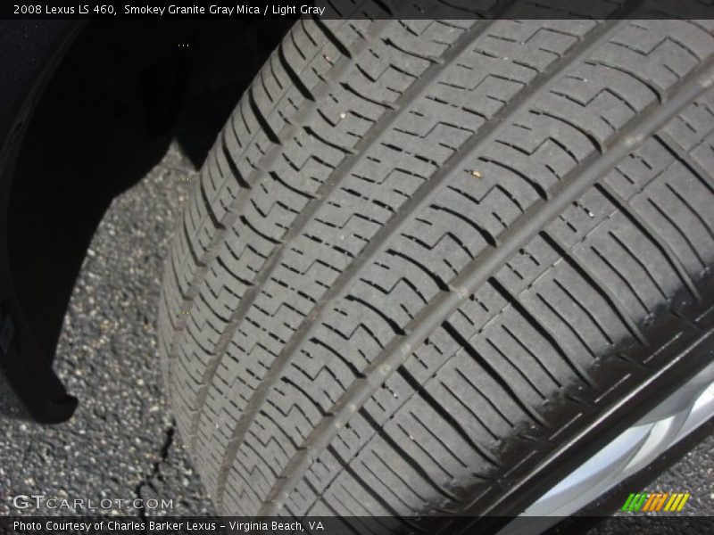 Smokey Granite Gray Mica / Light Gray 2008 Lexus LS 460