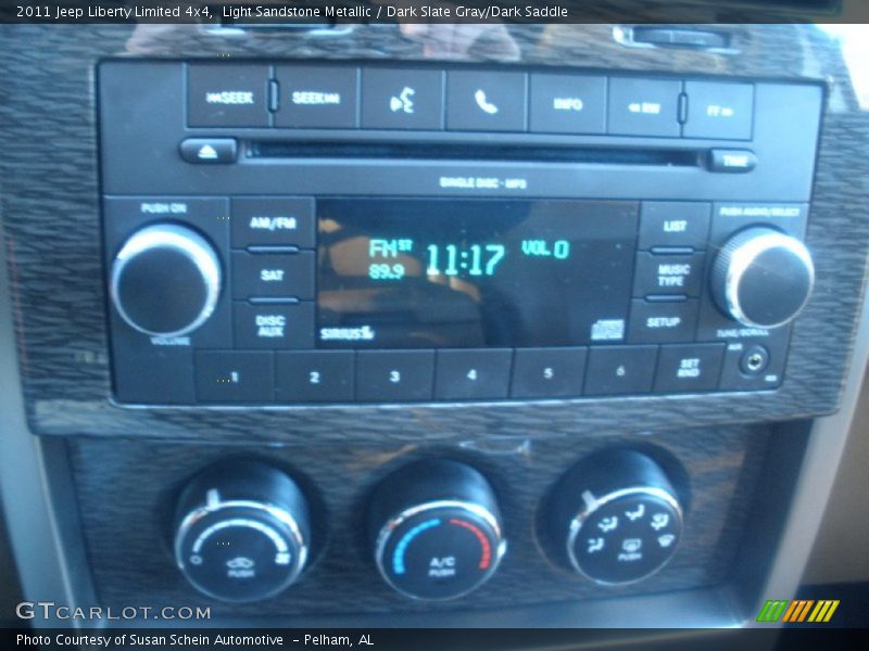 Light Sandstone Metallic / Dark Slate Gray/Dark Saddle 2011 Jeep Liberty Limited 4x4