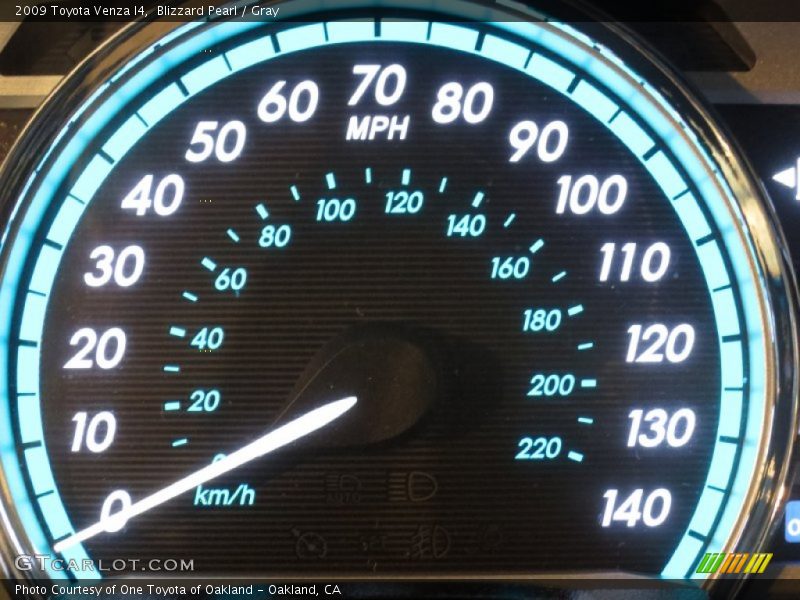 Blizzard Pearl / Gray 2009 Toyota Venza I4