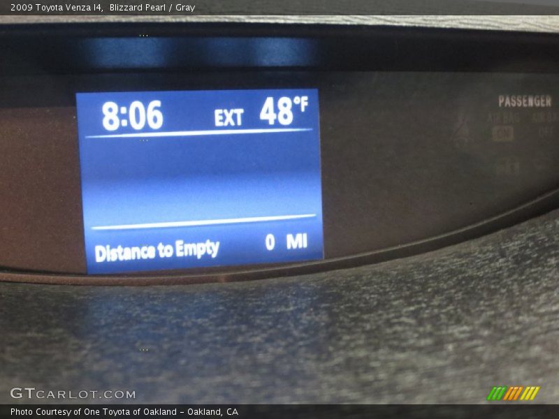 Blizzard Pearl / Gray 2009 Toyota Venza I4