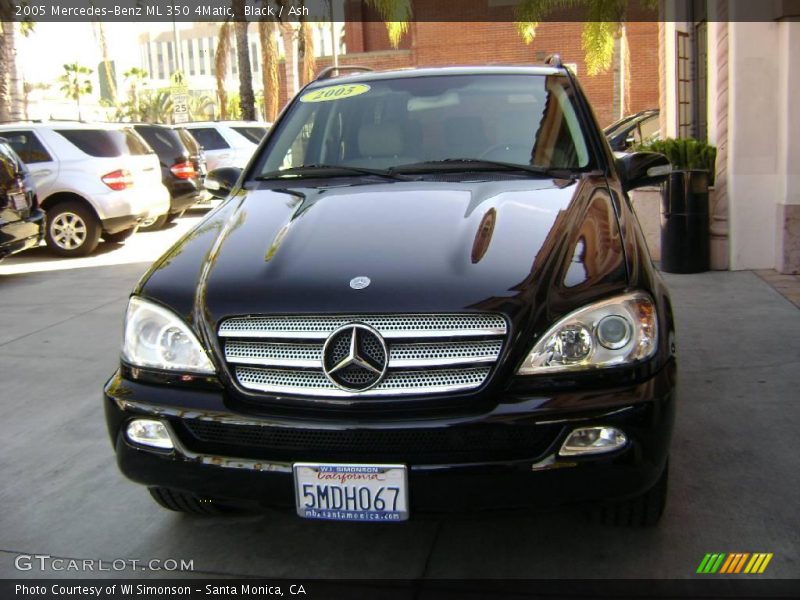 Black / Ash 2005 Mercedes-Benz ML 350 4Matic