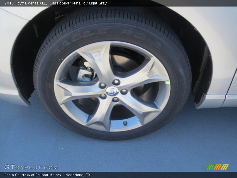 Classic Silver Metallic / Light Gray 2013 Toyota Venza XLE
