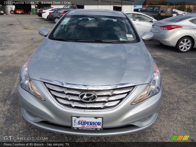 Radiant Silver / Gray 2013 Hyundai Sonata SE