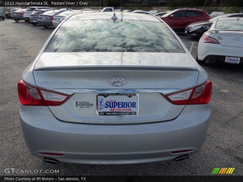 Radiant Silver / Gray 2013 Hyundai Sonata SE