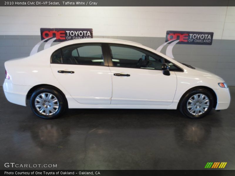 Taffeta White / Gray 2010 Honda Civic DX-VP Sedan