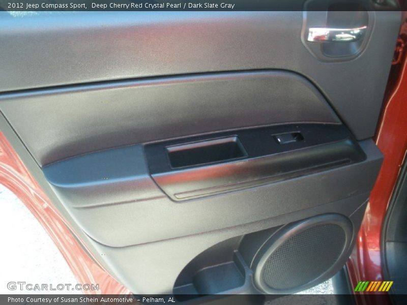 Deep Cherry Red Crystal Pearl / Dark Slate Gray 2012 Jeep Compass Sport