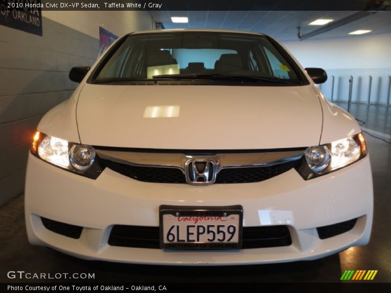 Taffeta White / Gray 2010 Honda Civic DX-VP Sedan