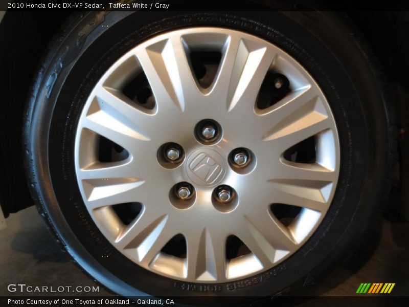 Taffeta White / Gray 2010 Honda Civic DX-VP Sedan