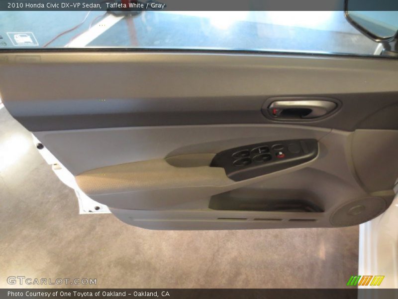 Taffeta White / Gray 2010 Honda Civic DX-VP Sedan