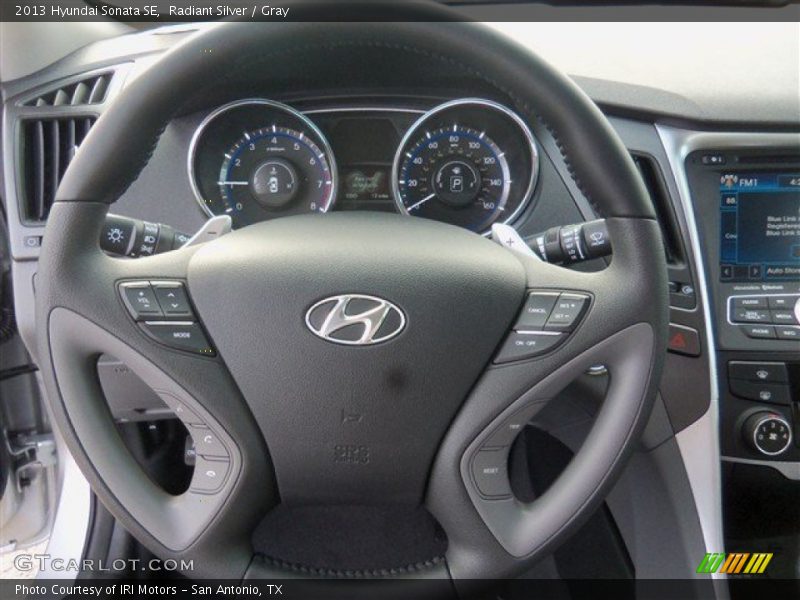 Radiant Silver / Gray 2013 Hyundai Sonata SE
