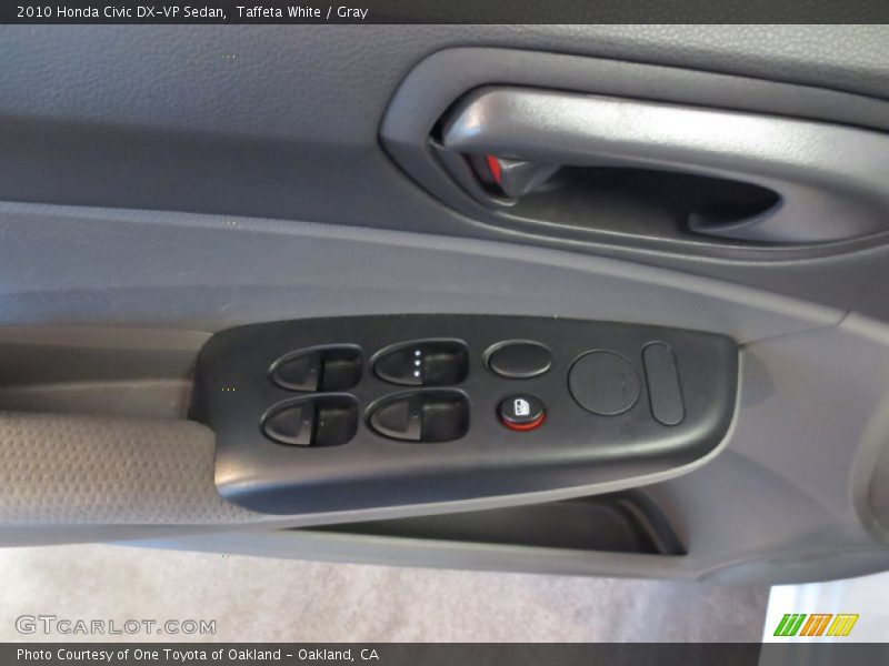 Taffeta White / Gray 2010 Honda Civic DX-VP Sedan