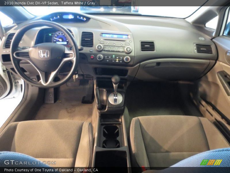Taffeta White / Gray 2010 Honda Civic DX-VP Sedan