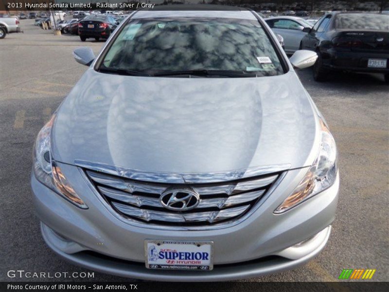 Radiant Silver / Gray 2013 Hyundai Sonata Limited