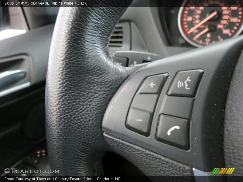 Alpine White / Black 2009 BMW X5 xDrive48i