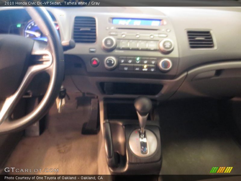 Taffeta White / Gray 2010 Honda Civic DX-VP Sedan