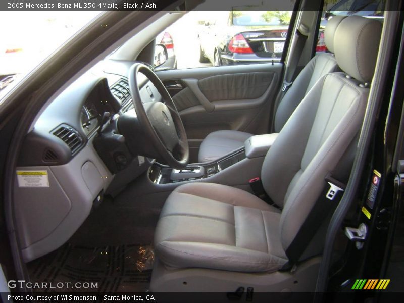 Black / Ash 2005 Mercedes-Benz ML 350 4Matic