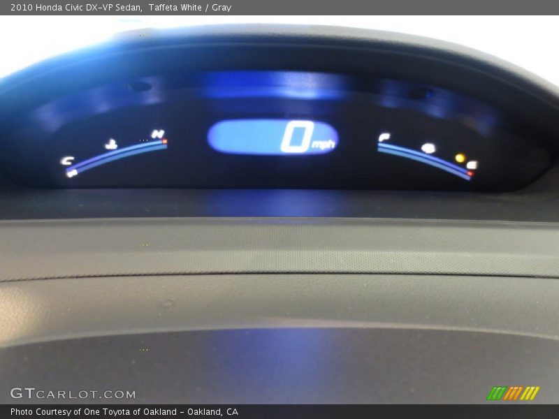 Taffeta White / Gray 2010 Honda Civic DX-VP Sedan