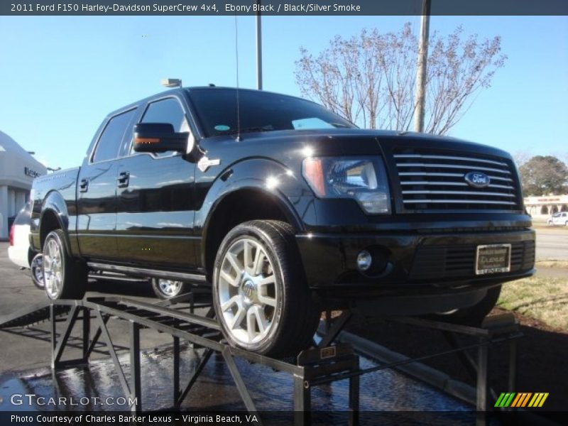 Ebony Black / Black/Silver Smoke 2011 Ford F150 Harley-Davidson SuperCrew 4x4
