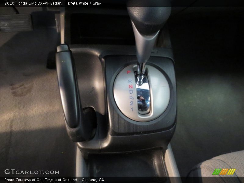 Taffeta White / Gray 2010 Honda Civic DX-VP Sedan