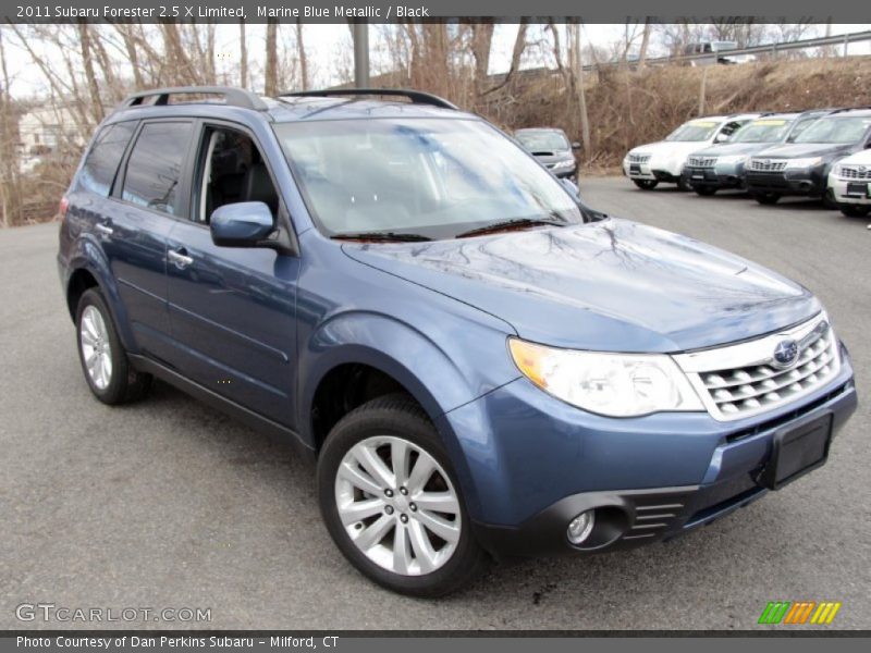 Marine Blue Metallic / Black 2011 Subaru Forester 2.5 X Limited