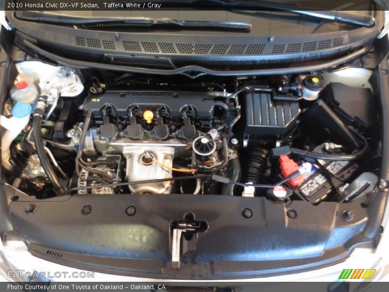 Taffeta White / Gray 2010 Honda Civic DX-VP Sedan