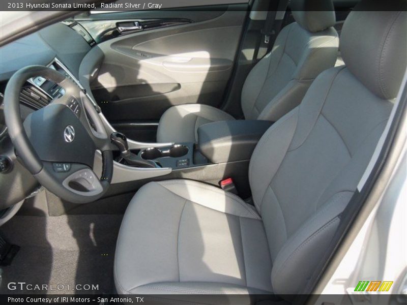 Radiant Silver / Gray 2013 Hyundai Sonata Limited
