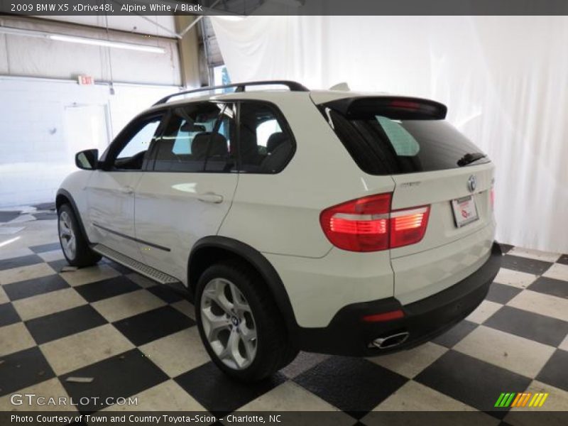 Alpine White / Black 2009 BMW X5 xDrive48i