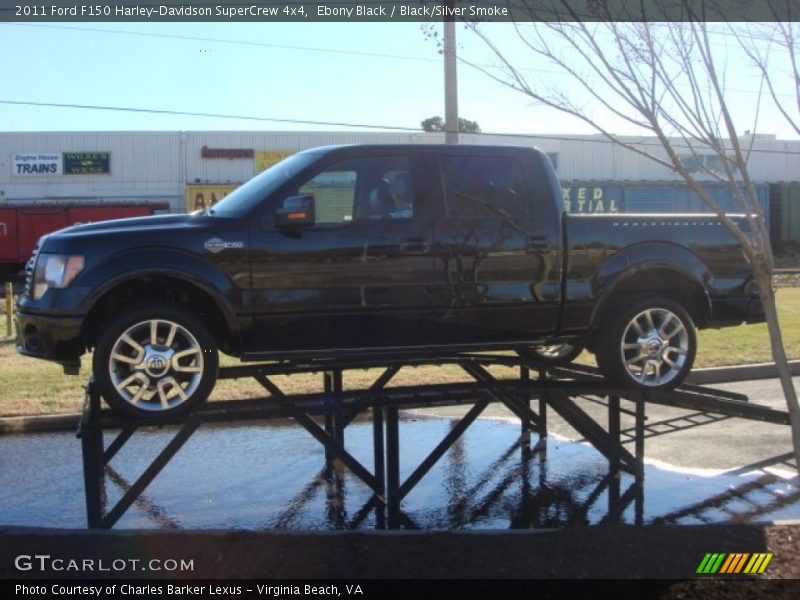 Ebony Black / Black/Silver Smoke 2011 Ford F150 Harley-Davidson SuperCrew 4x4