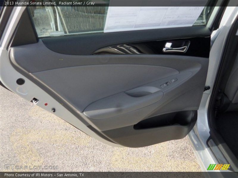 Radiant Silver / Gray 2013 Hyundai Sonata Limited