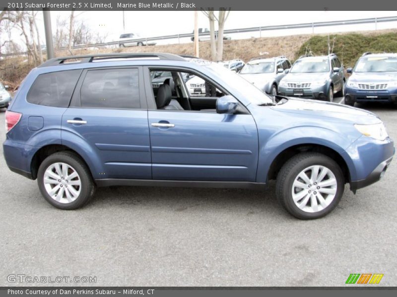 Marine Blue Metallic / Black 2011 Subaru Forester 2.5 X Limited