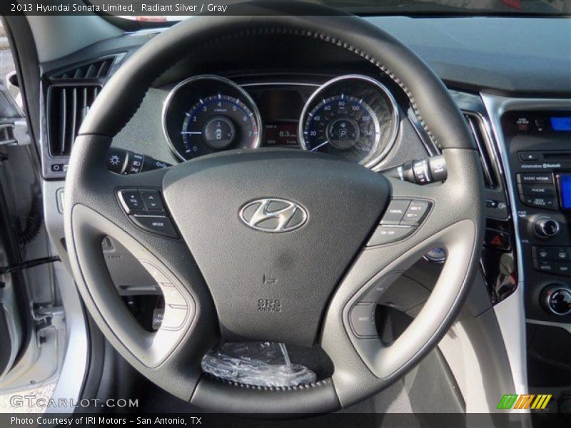 Radiant Silver / Gray 2013 Hyundai Sonata Limited