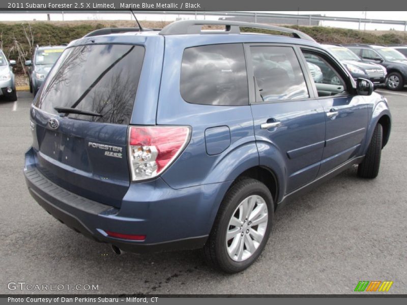 Marine Blue Metallic / Black 2011 Subaru Forester 2.5 X Limited