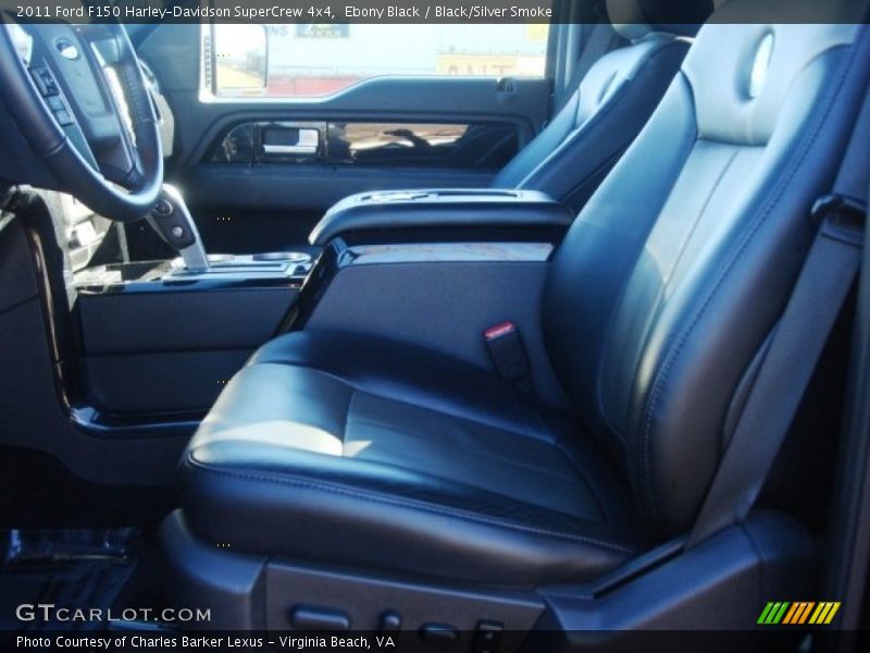 Ebony Black / Black/Silver Smoke 2011 Ford F150 Harley-Davidson SuperCrew 4x4