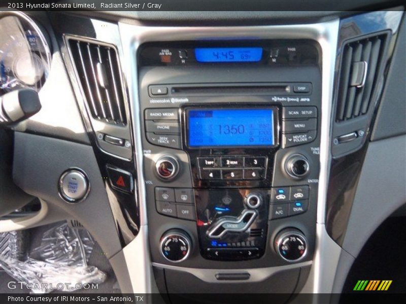 Radiant Silver / Gray 2013 Hyundai Sonata Limited