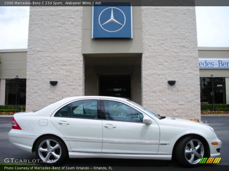 Alabaster White / Ash 2006 Mercedes-Benz C 230 Sport