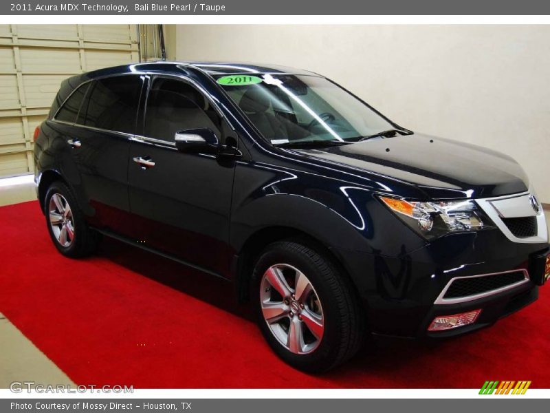 Bali Blue Pearl / Taupe 2011 Acura MDX Technology