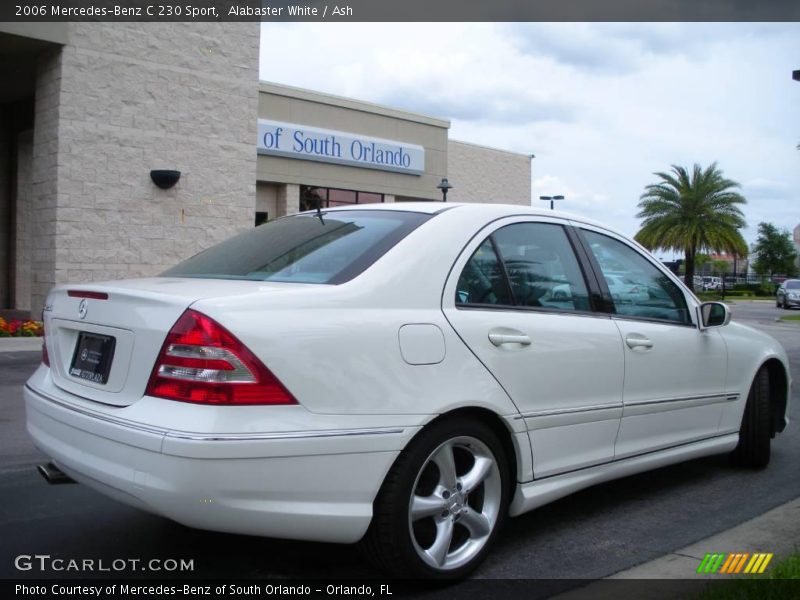 Alabaster White / Ash 2006 Mercedes-Benz C 230 Sport