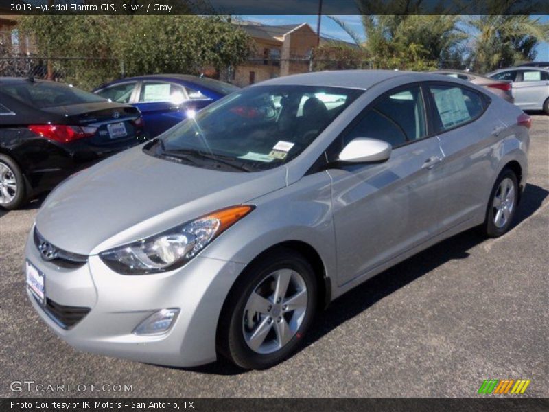Silver / Gray 2013 Hyundai Elantra GLS