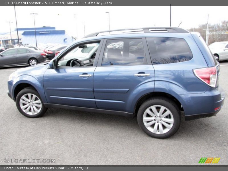 Marine Blue Metallic / Black 2011 Subaru Forester 2.5 X Limited