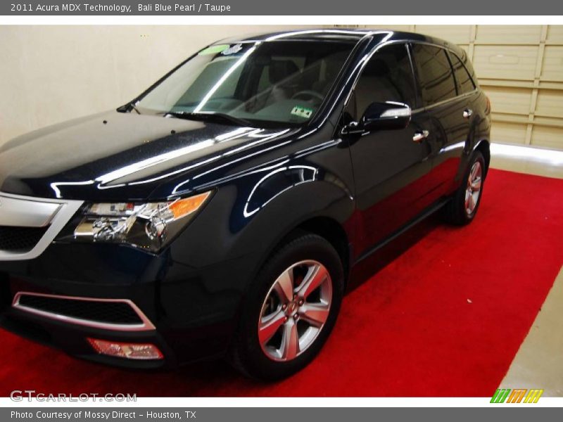 Bali Blue Pearl / Taupe 2011 Acura MDX Technology