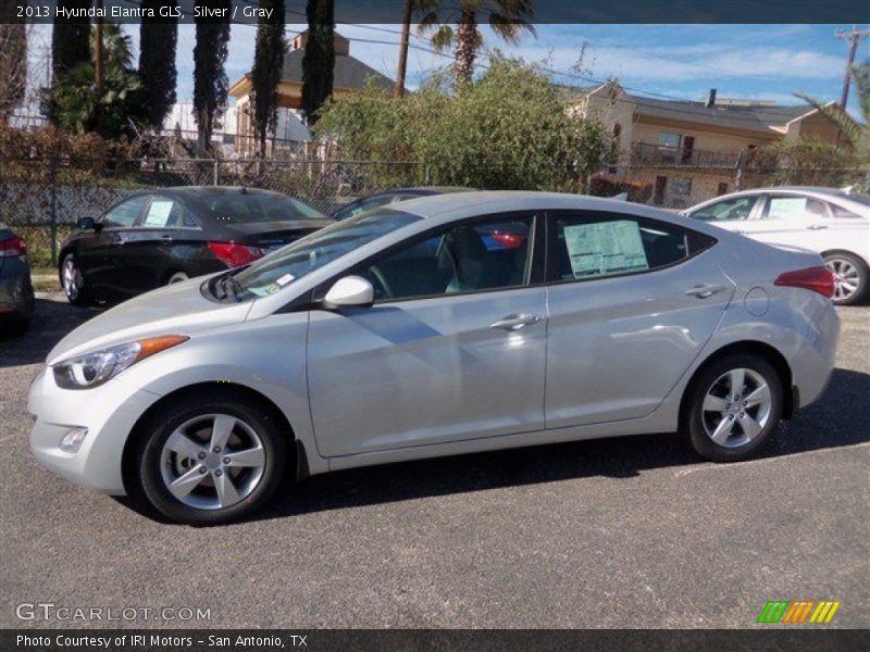Silver / Gray 2013 Hyundai Elantra GLS