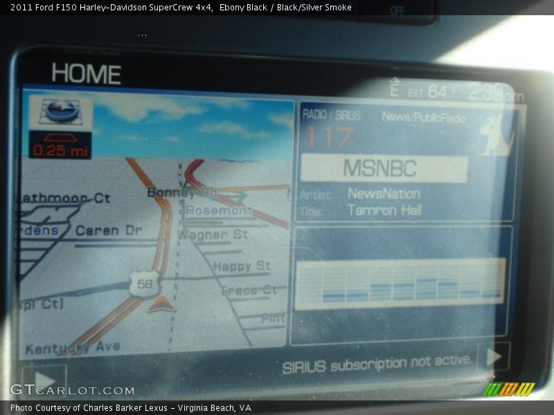 Ebony Black / Black/Silver Smoke 2011 Ford F150 Harley-Davidson SuperCrew 4x4
