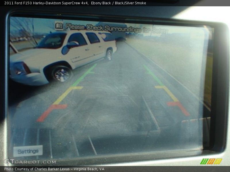 Ebony Black / Black/Silver Smoke 2011 Ford F150 Harley-Davidson SuperCrew 4x4