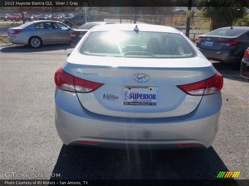 Silver / Gray 2013 Hyundai Elantra GLS