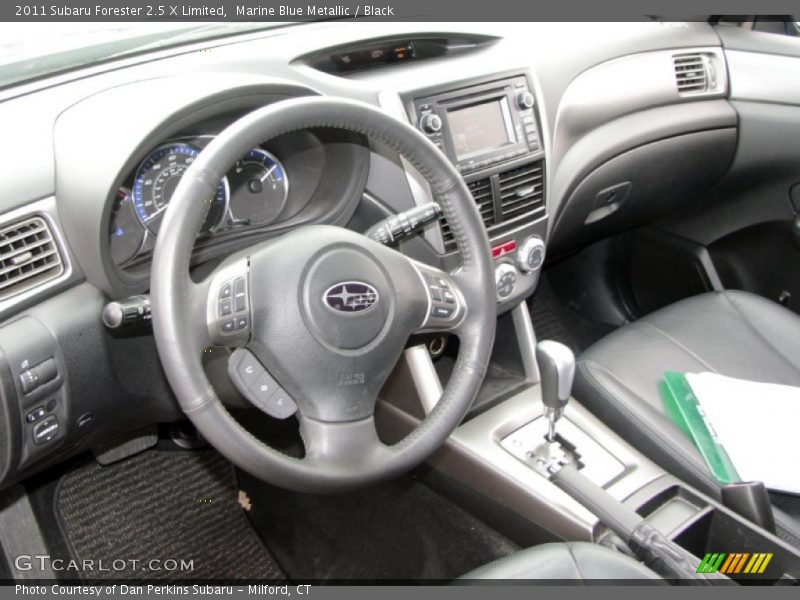 Marine Blue Metallic / Black 2011 Subaru Forester 2.5 X Limited